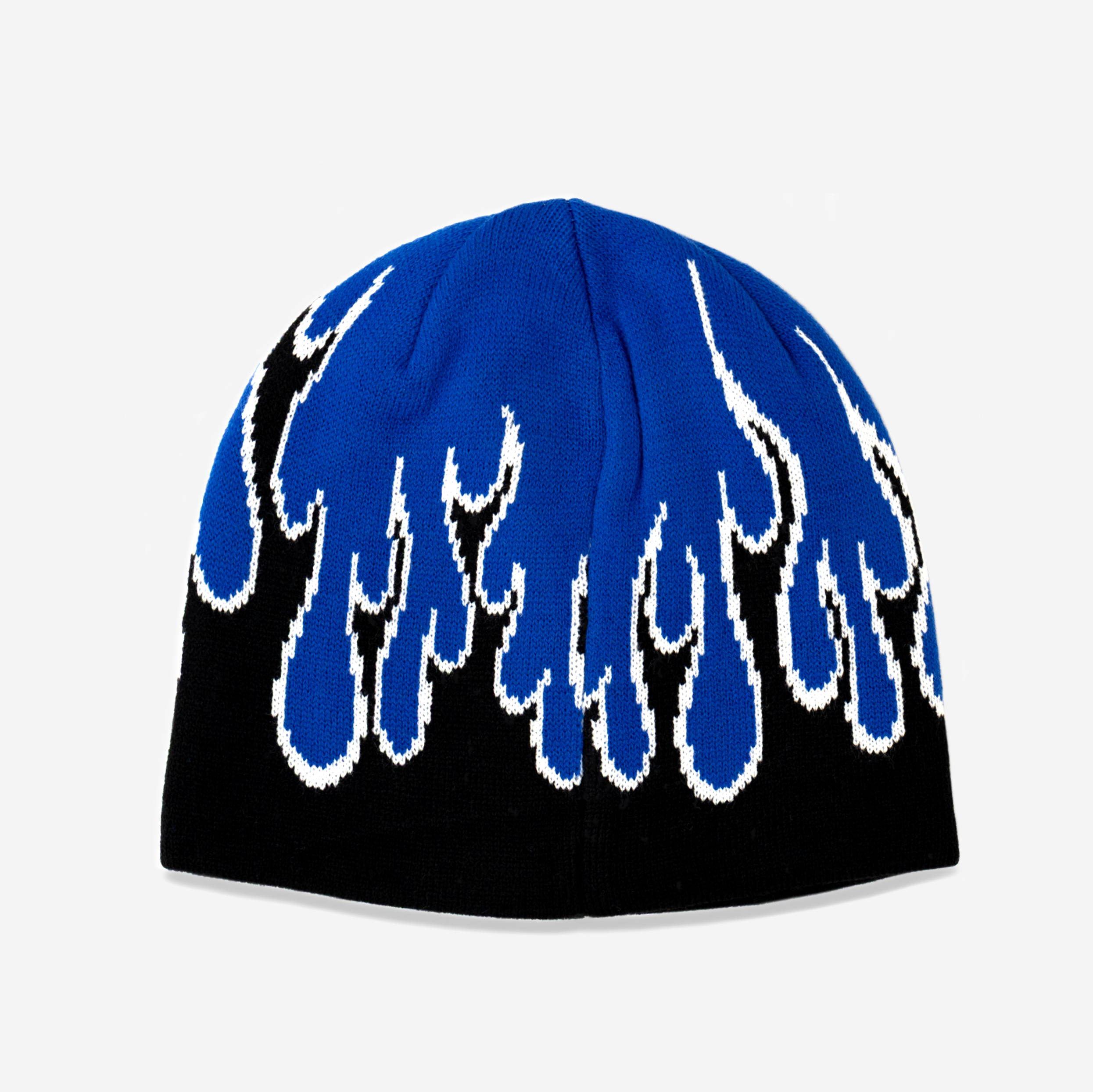 FLAME SKULLY (BLUE)
