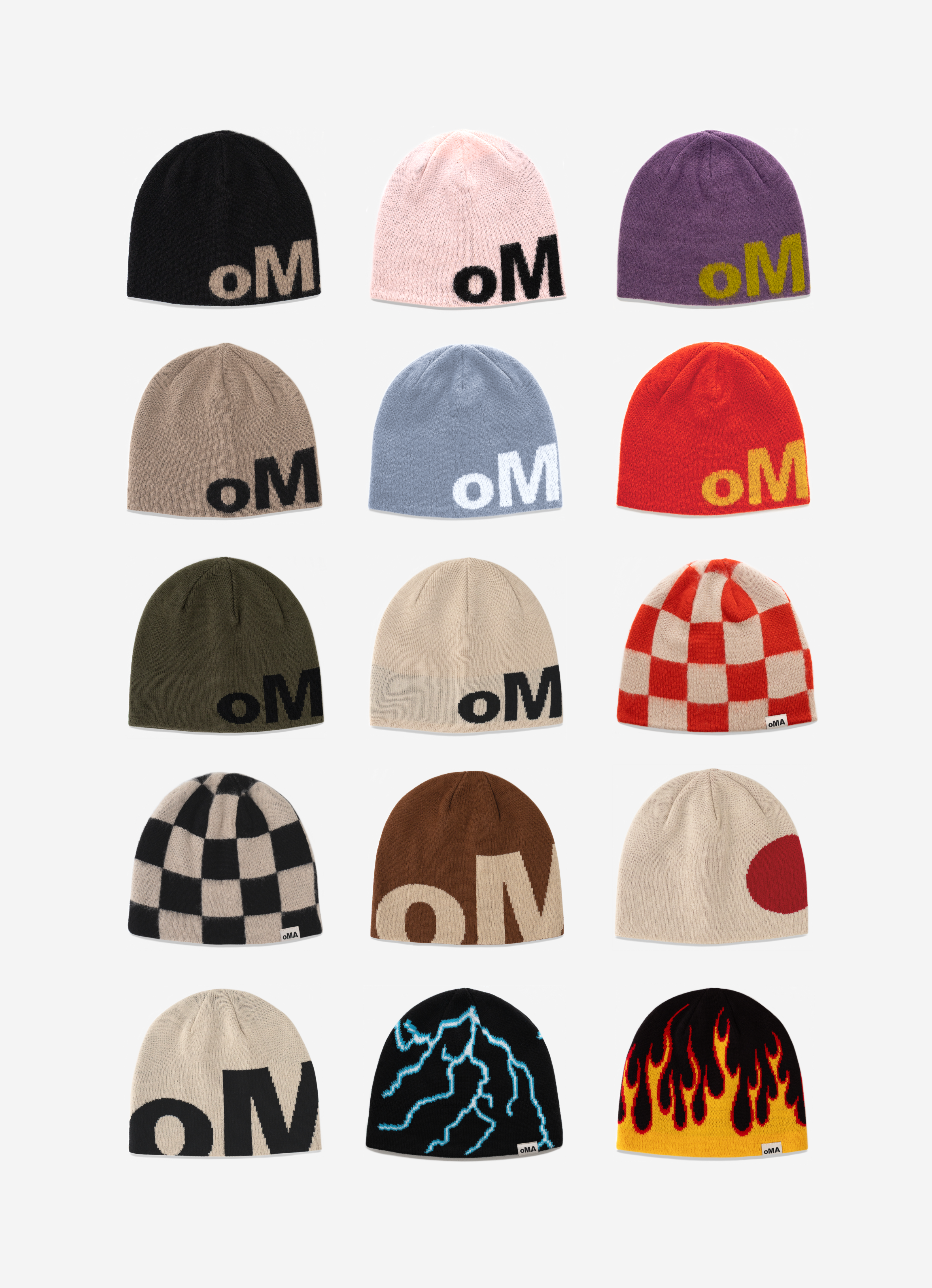 MOHAIR LOGO SKULLY (CREAM)