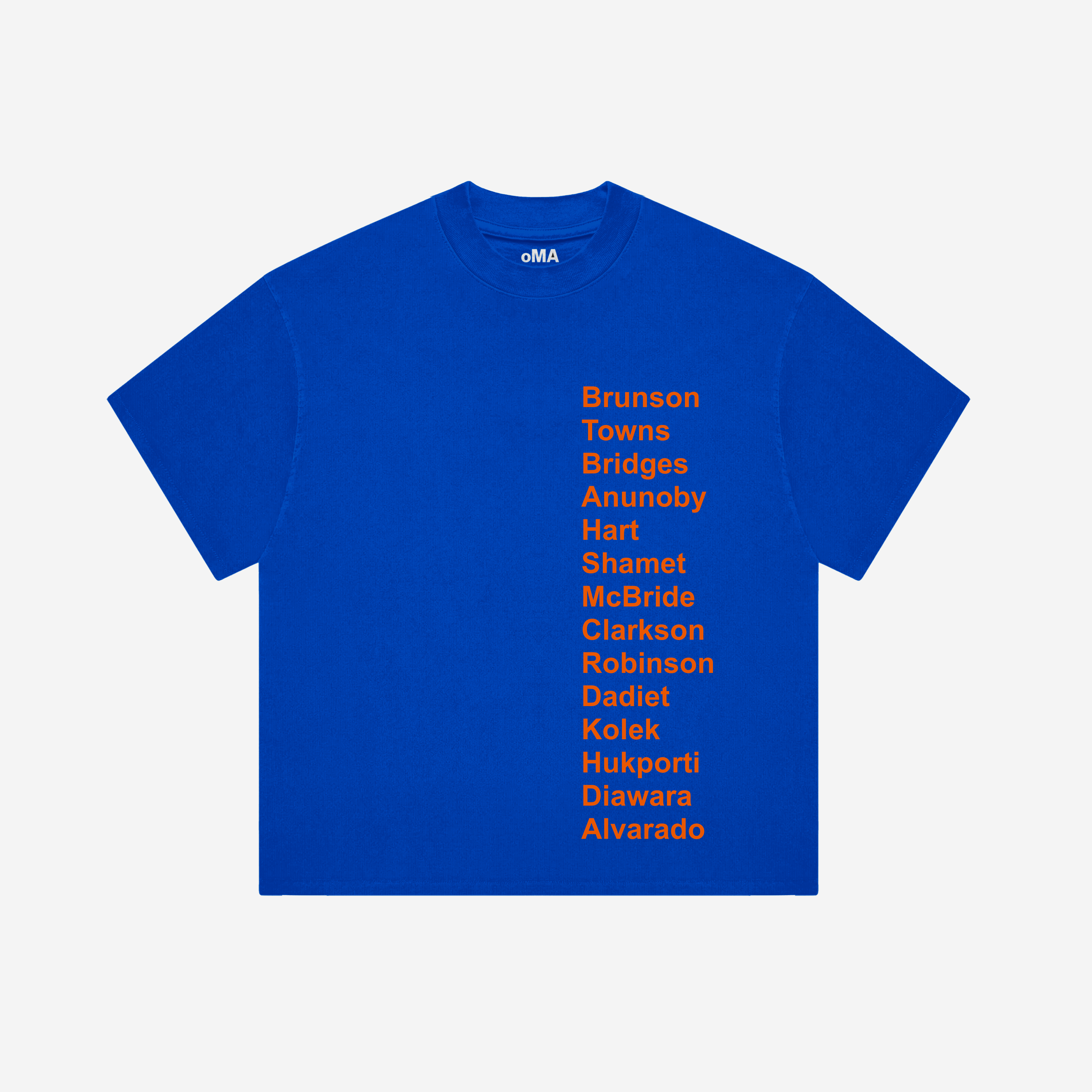 NY MSG TEAM SHIRT (BLUE)