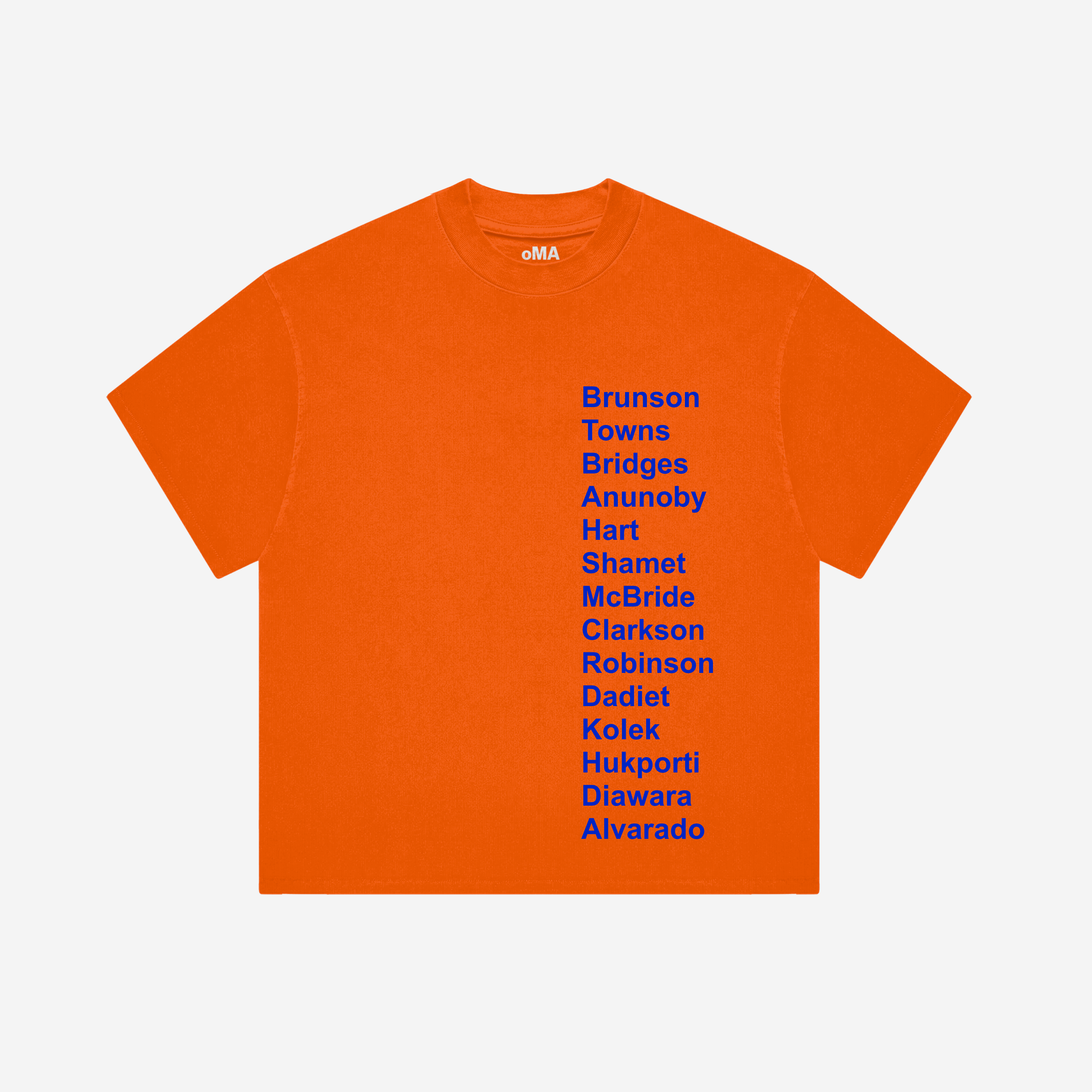 NY MSG TEAM SHIRT (oRANGE)