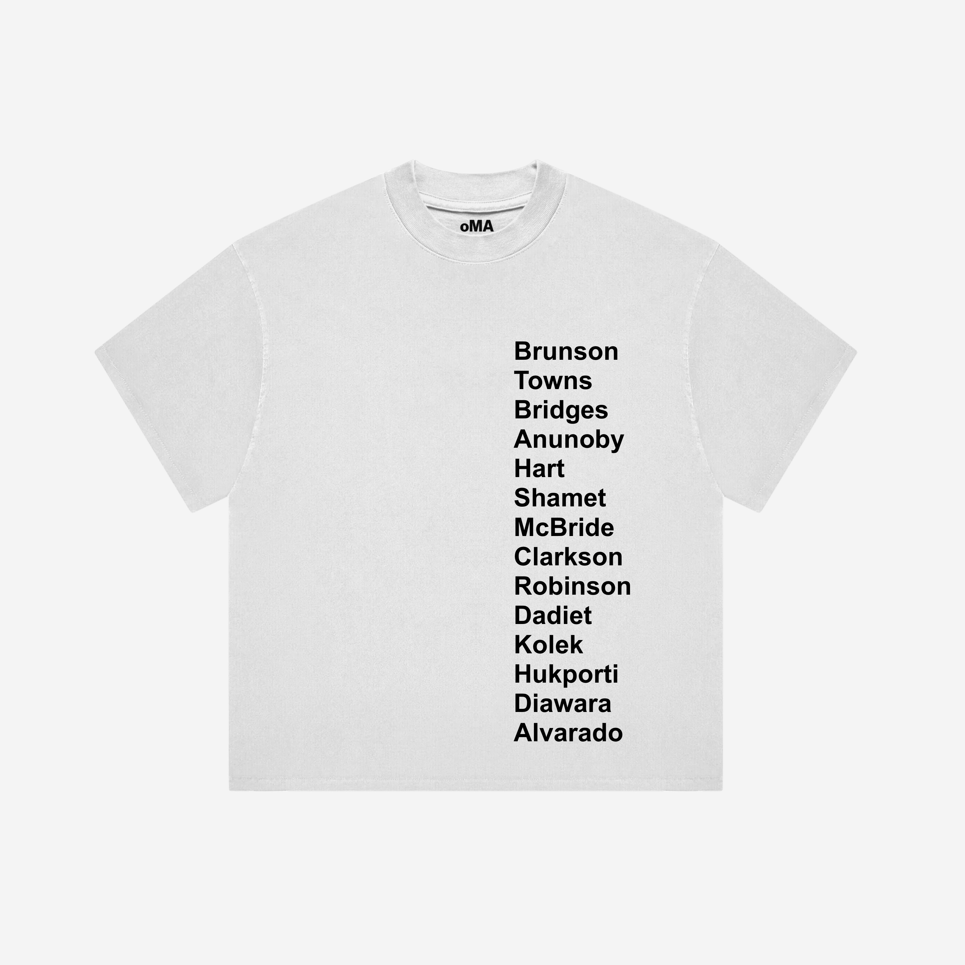 NY MSG TEAM SHIRT (WHITE)