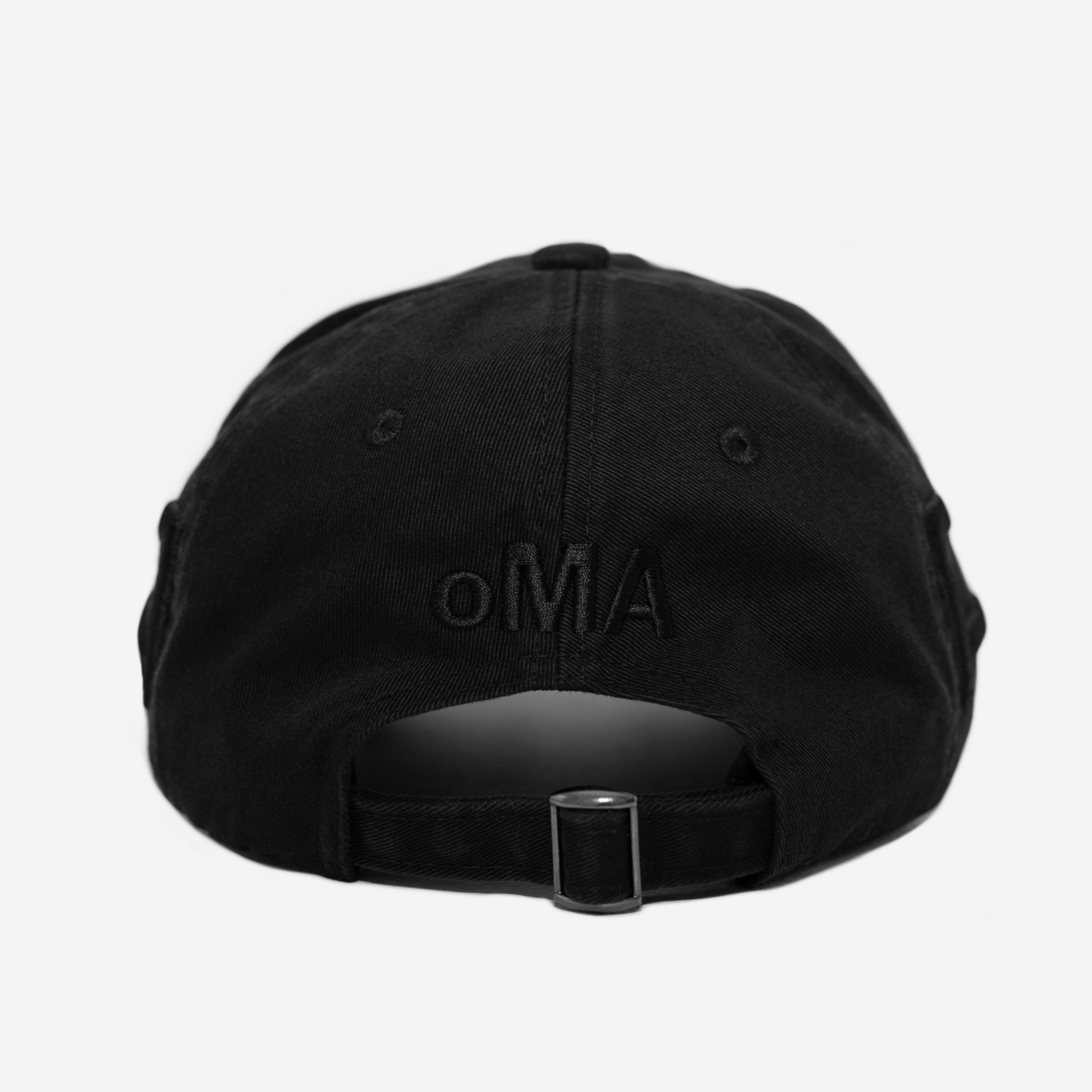 LA CROWN DISTRESSED HAT (TRIPLE BLACK)