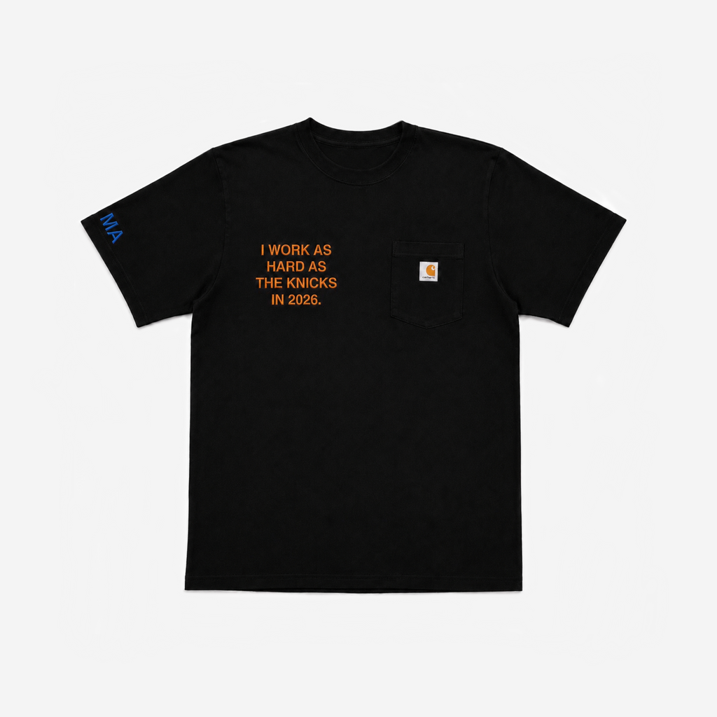 "WoRK HARD" NYK CARHARTT TEE (BLACK)