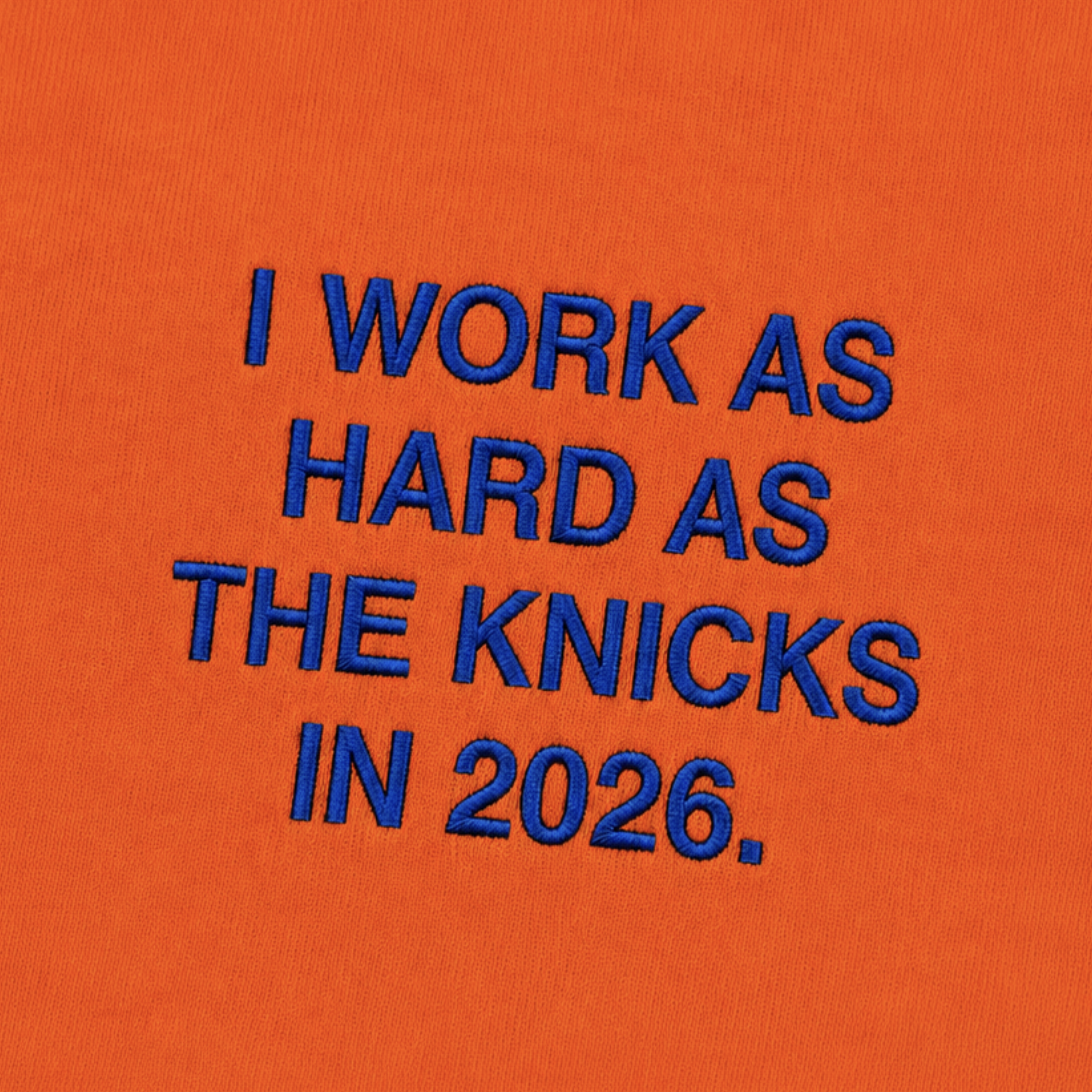 "WoRK HARD" NYK CARHARTT TEE (ORANGE)