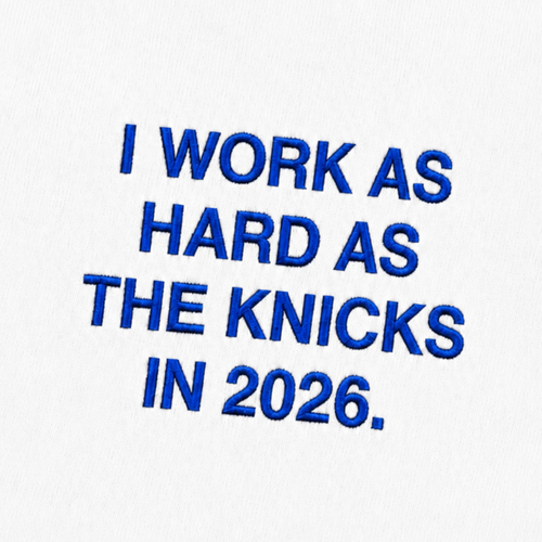 "WoRK HARD" NYK CARHARTT TEE (WHITE)