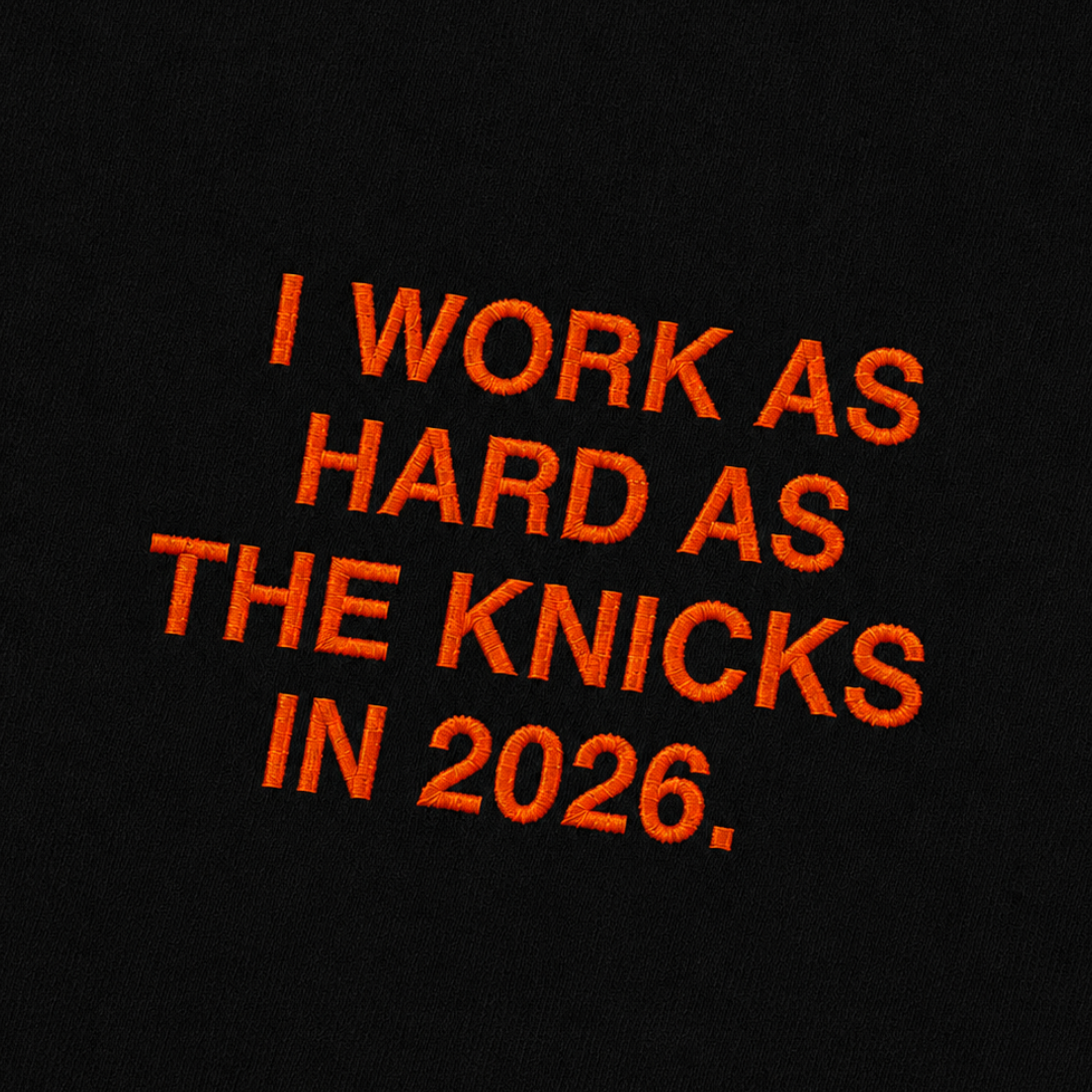 "WoRK HARD" NYK CARHARTT TEE (BLACK)