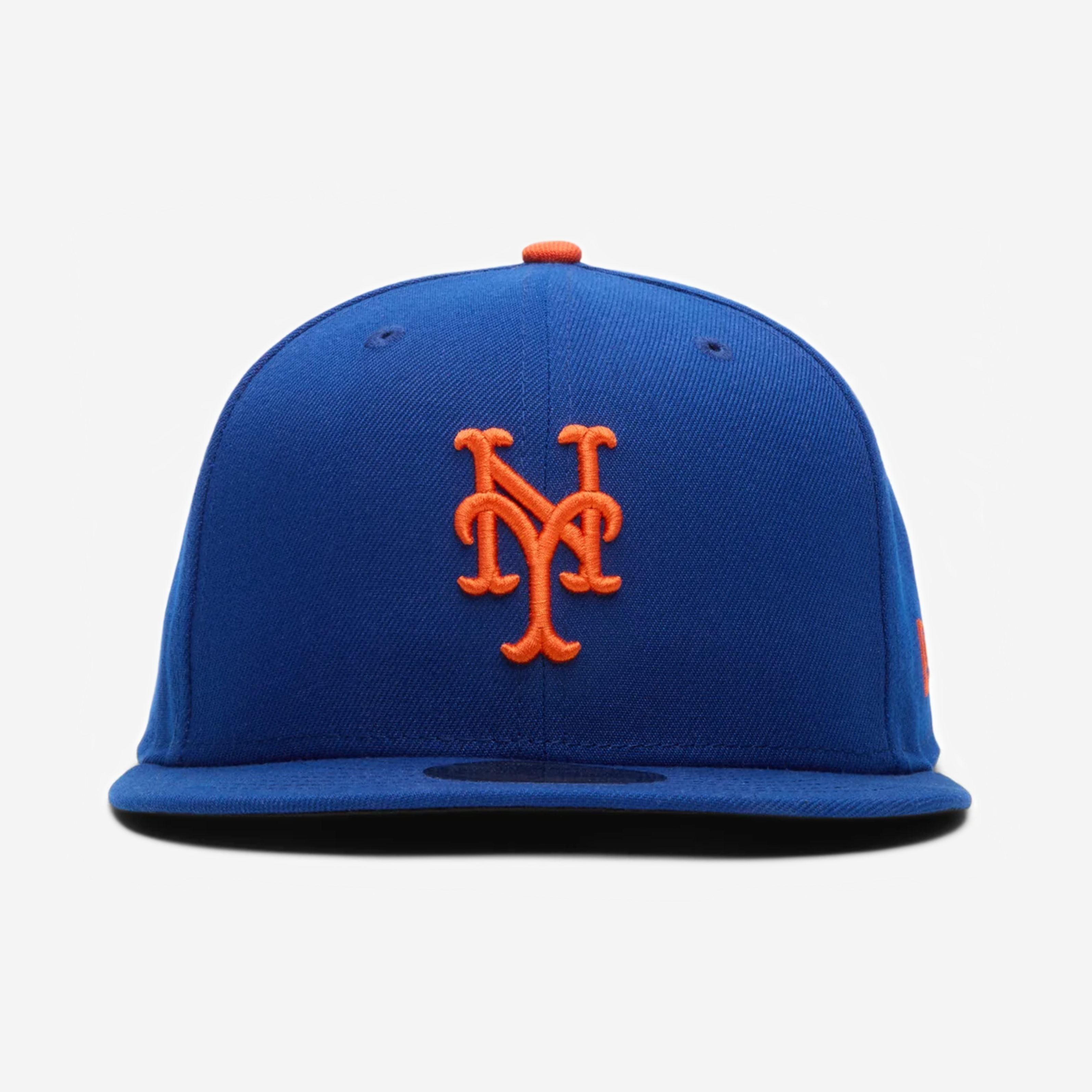 NYK "WoRK HARD" NEW YoRK METS EMBRoIDERED FITTED HAT (BLUE)