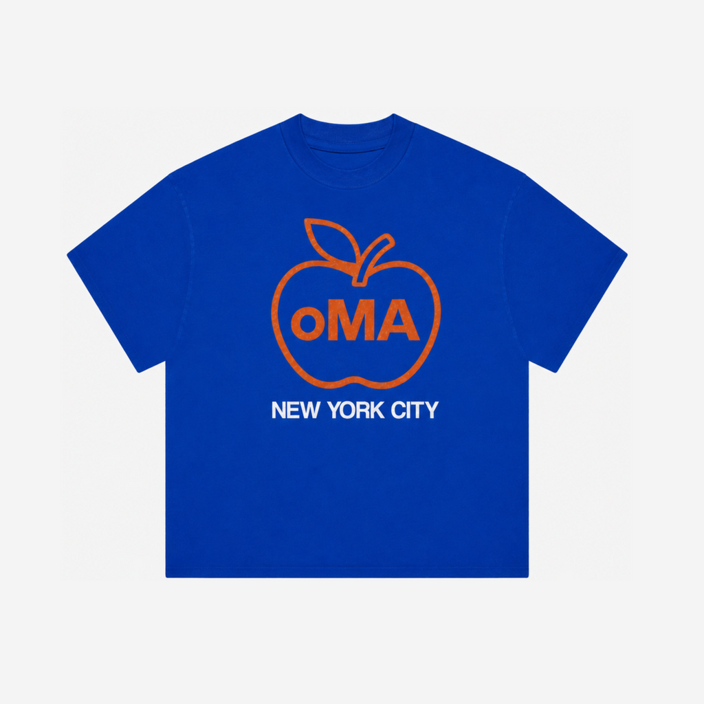 NYC BIG APPLE SHIRT (BLUE)