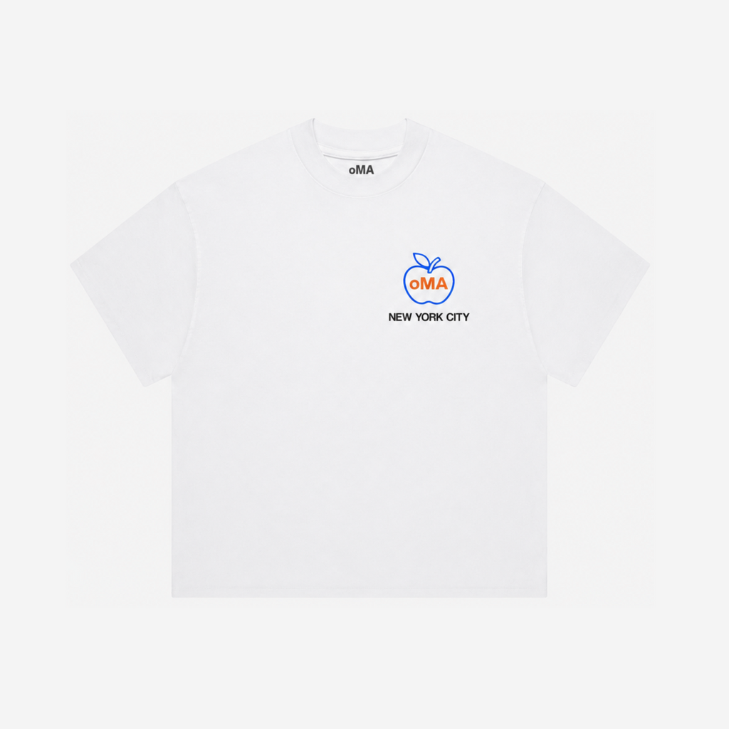 NYC BIG APPLE SHIRT (WHITE)