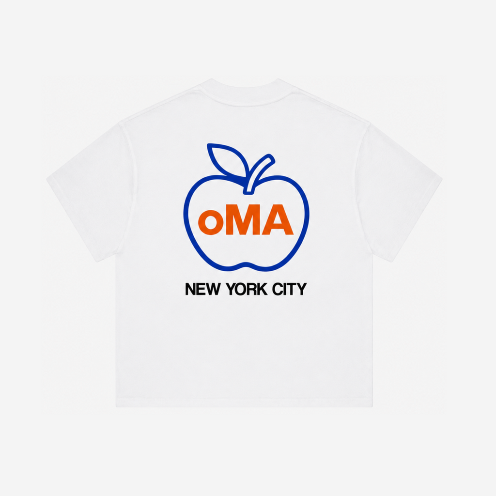 NYC BIG APPLE SHIRT (WHITE)