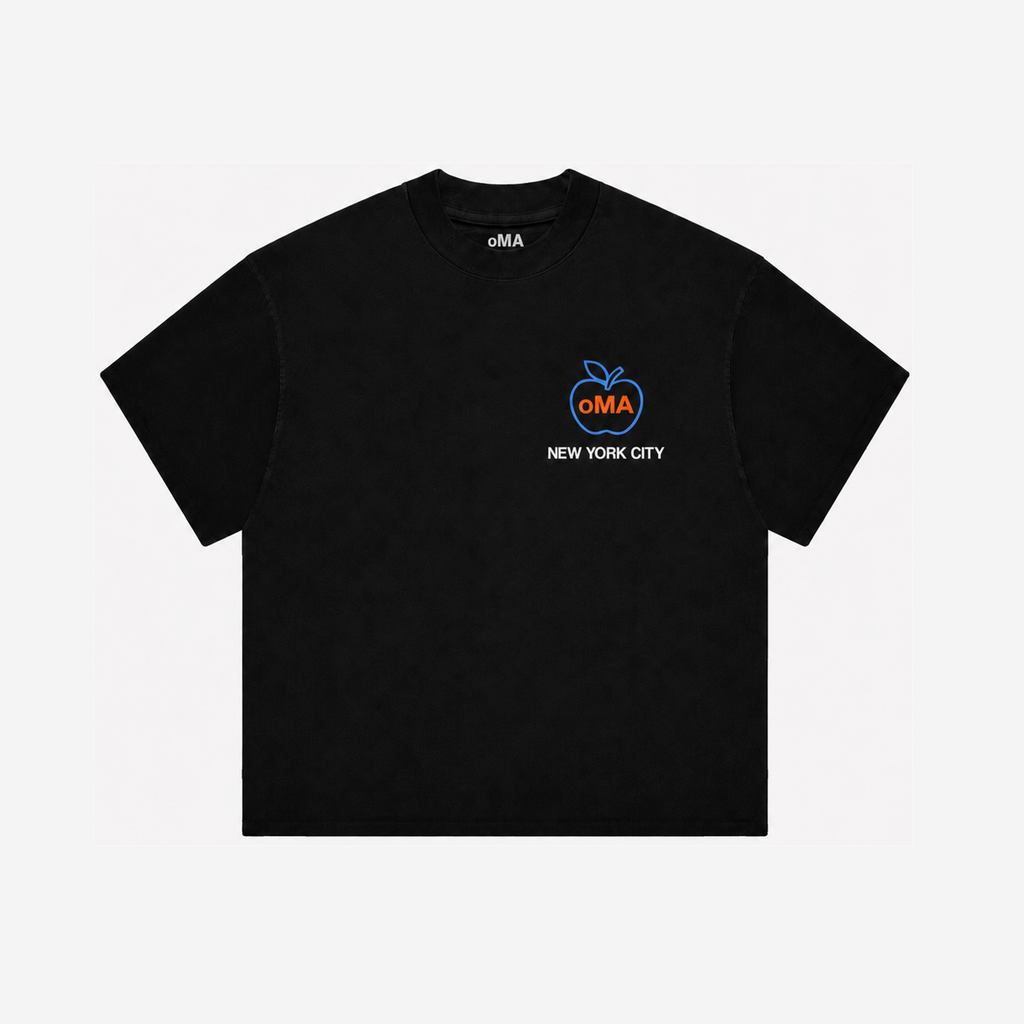 NYC BIG APPLE SHIRT (BLACK)