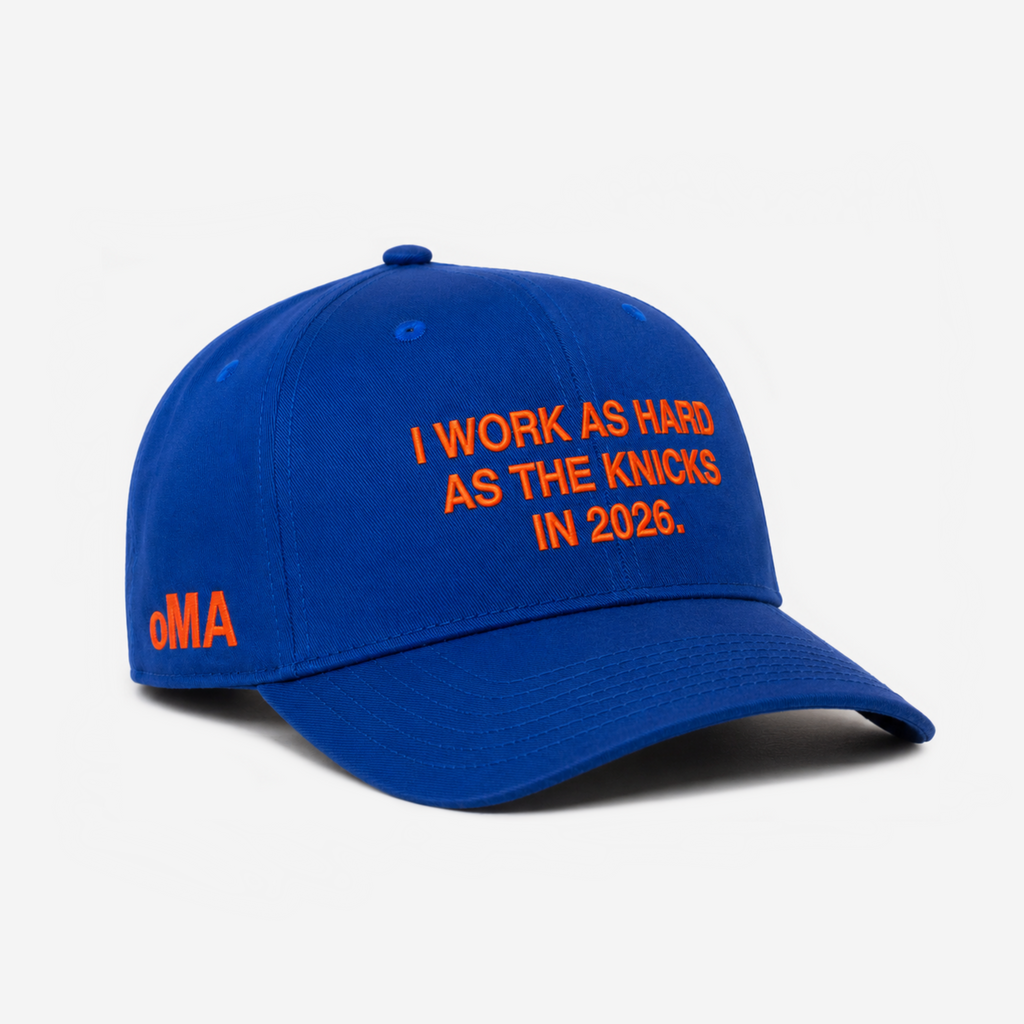 NYK "WoRK HARD" CURVED BRIM HAT (BLUE)
