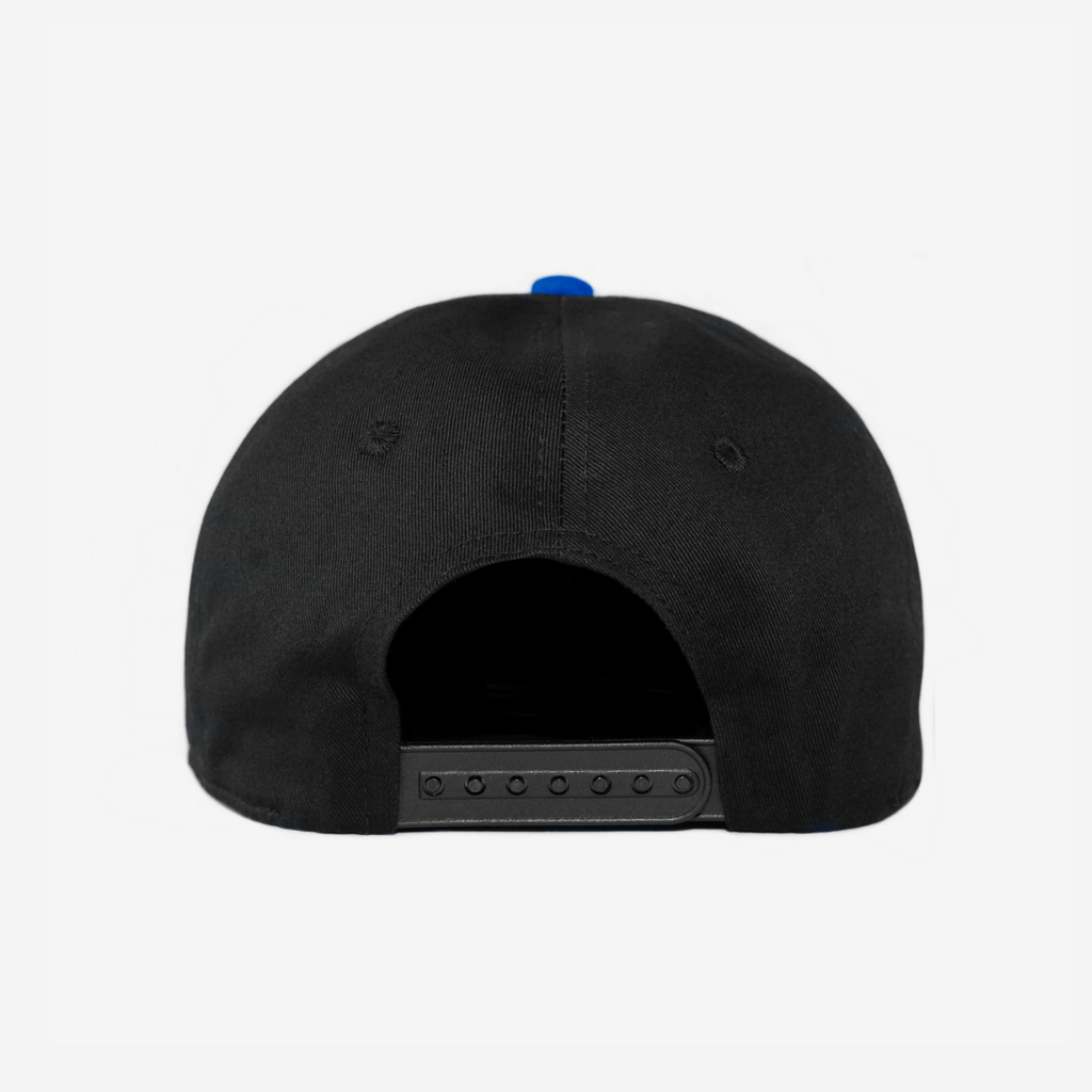 NYK "WoRK HARD" CURVED BRIM HAT (BLACK/BLUE)
