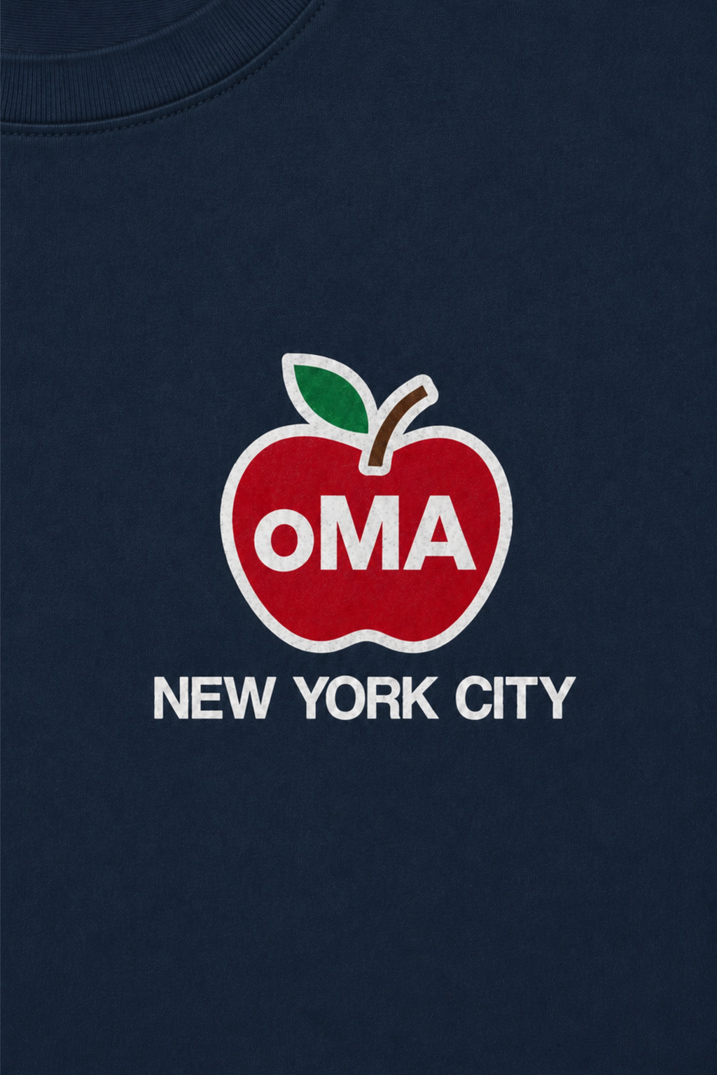 NYC BIG APPLE SHIRT (NAVY)