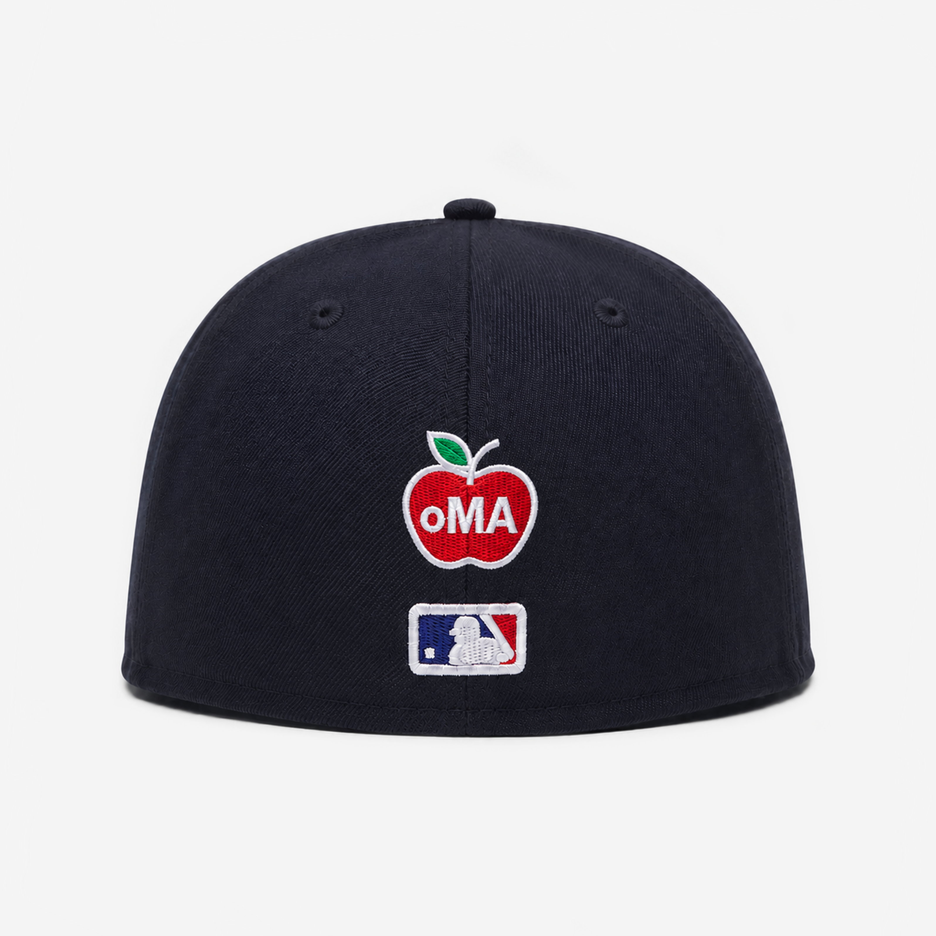 NYK "WoRK HARD" NEW YoRK YANKEES EMBRoIDERED FITTED HAT (NAVY)