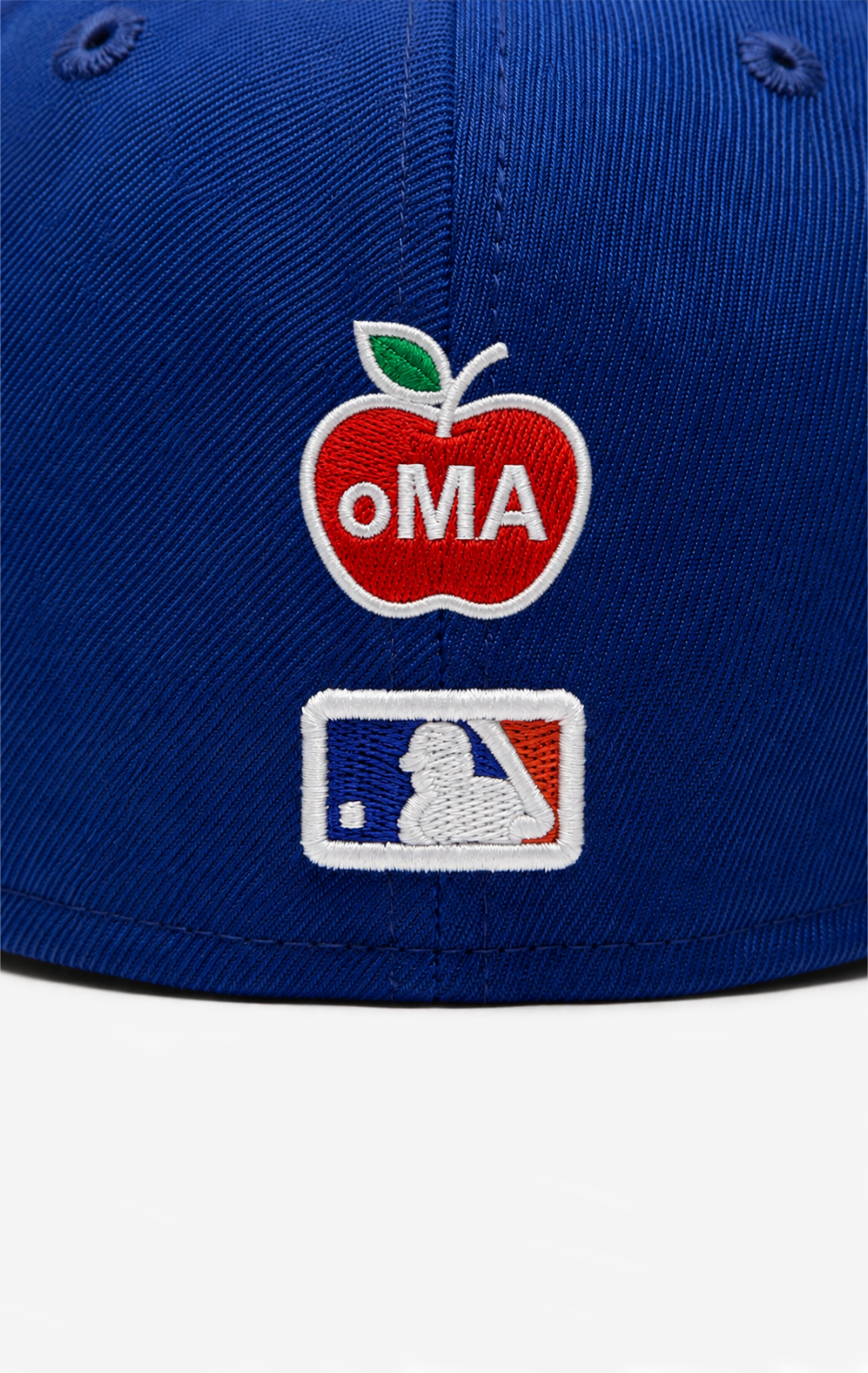 NYK "WoRK HARD" NEW YoRK METS EMBRoIDERED FITTED HAT (BLUE)