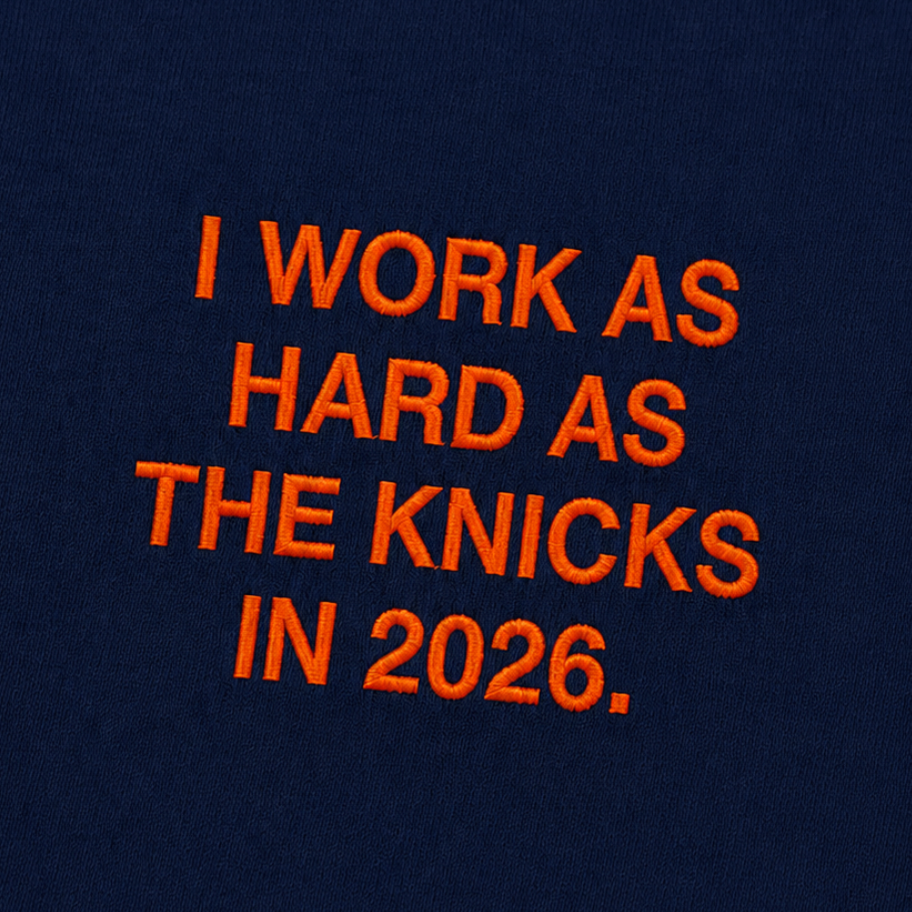 "WoRK HARD" NYK CARHARTT TEE (BLUE)
