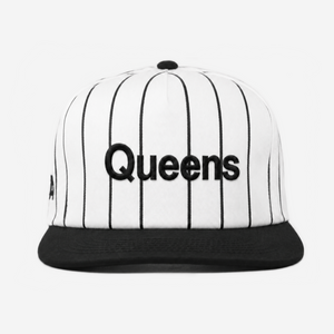 QUEENS HAT (PINSTRIPE)