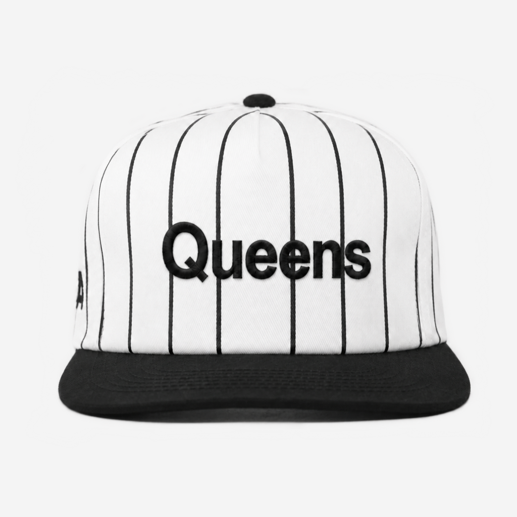 QUEENS HAT (PINSTRIPE)