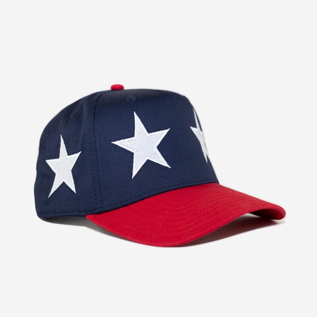 STAR CRoWN USA WC CURVED BRIM HAT (BLUE)