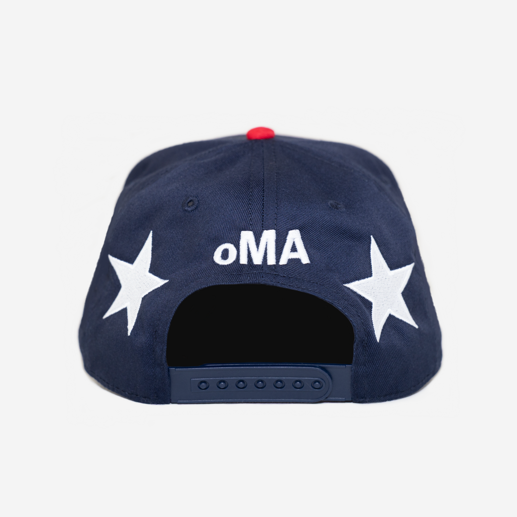 STAR CRoWN USA WC CURVED BRIM HAT (BLUE)