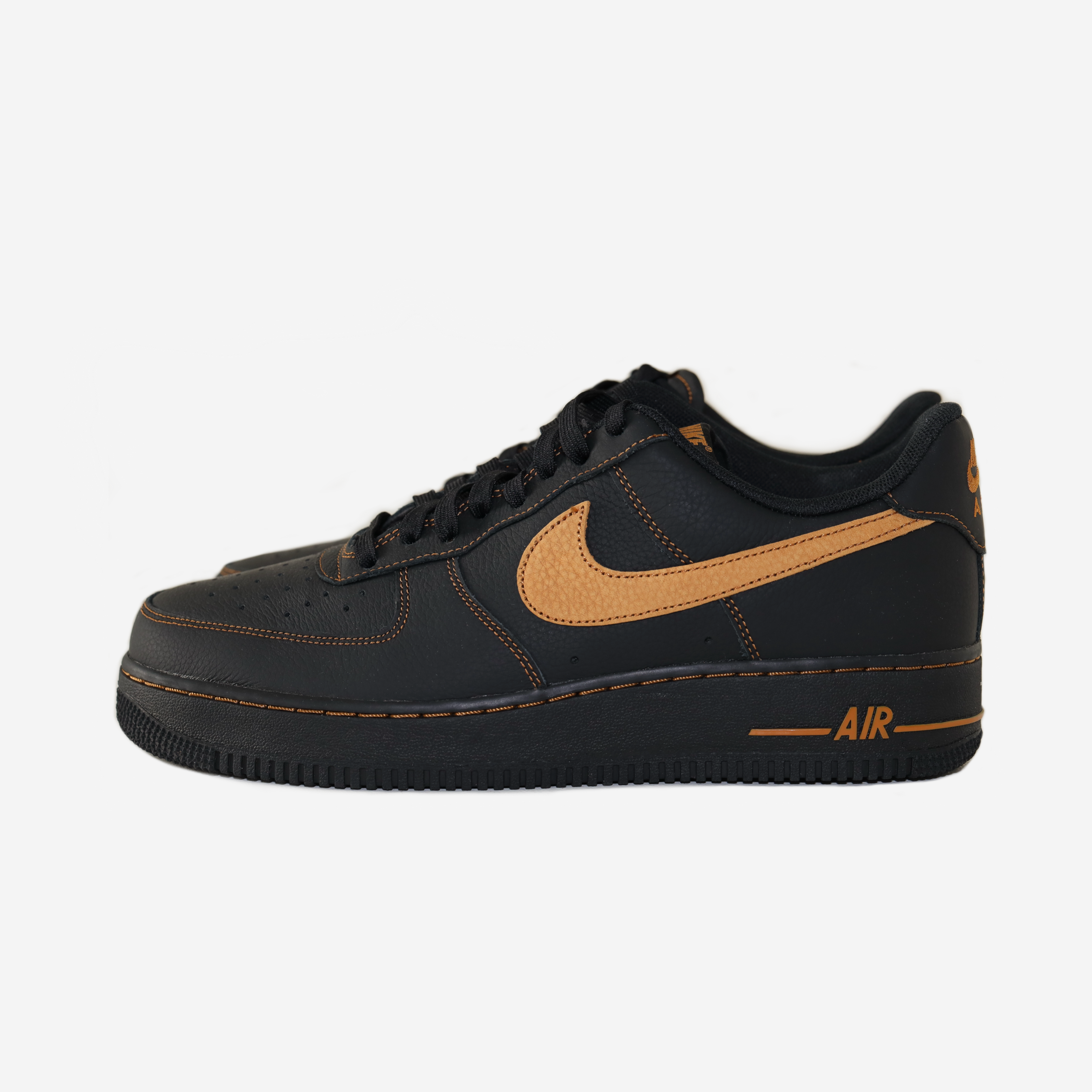 NIKE AIR FORCE 1 (BLACK/ORANGE)