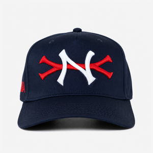 NEW YoRK USA WC CURVED BRIM HAT (BLUE)