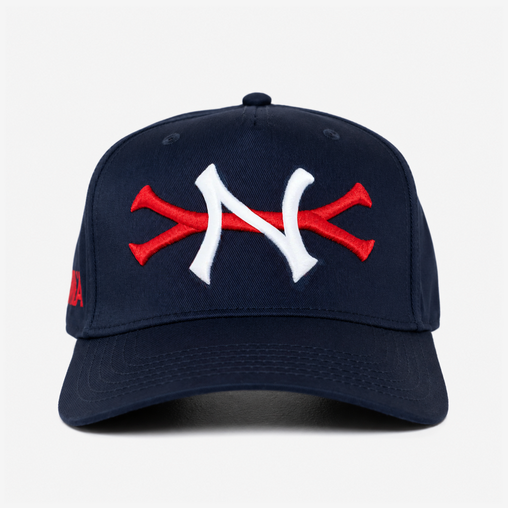 NEW YoRK USA WC CURVED BRIM HAT (BLUE)