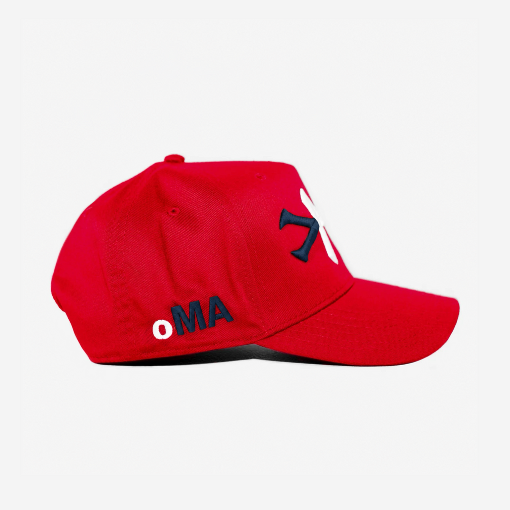 NEW YoRK USA WC CURVED BRIM HAT (RED)