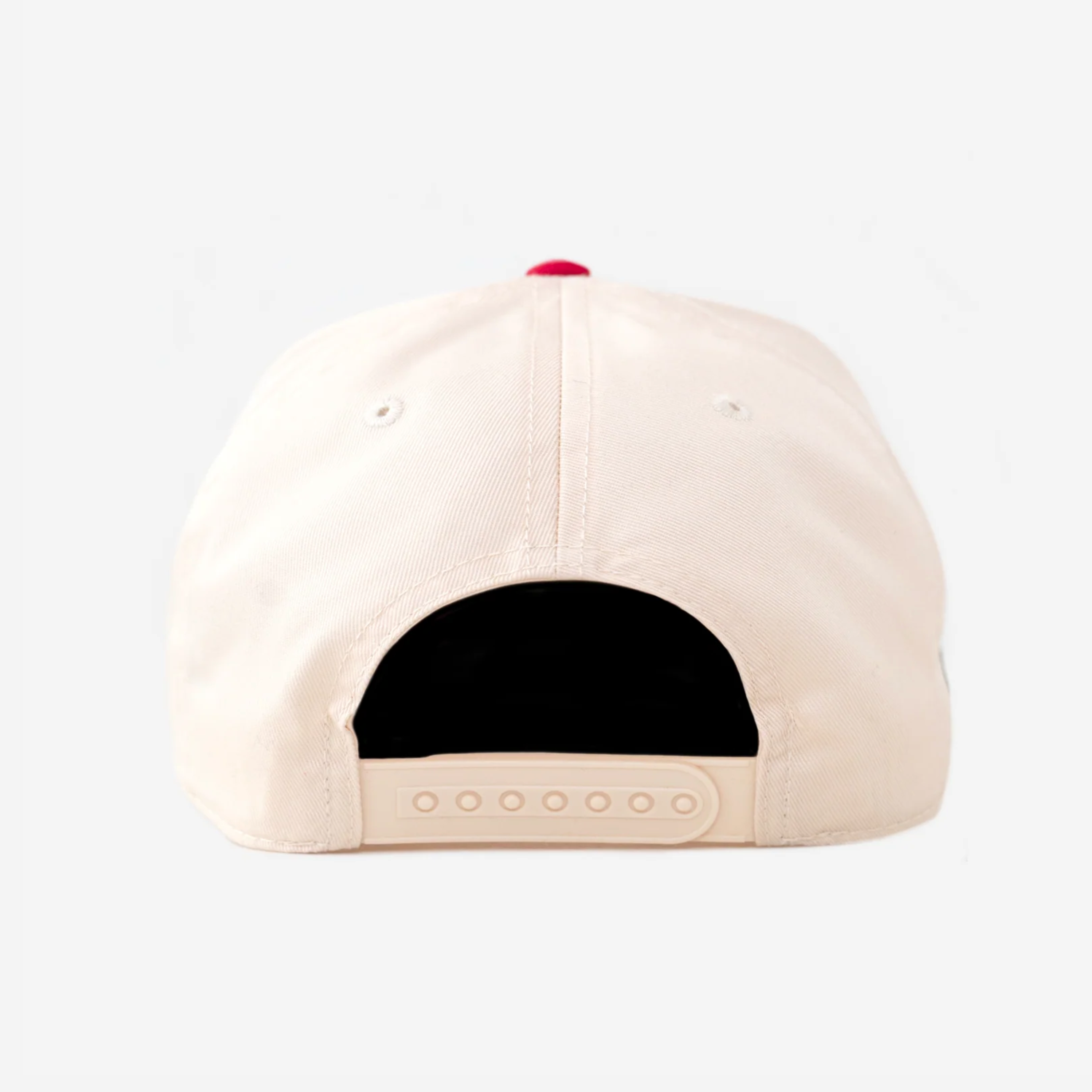 NEW YoRK USA WC CURVED BRIM HAT (CREAM/RED)