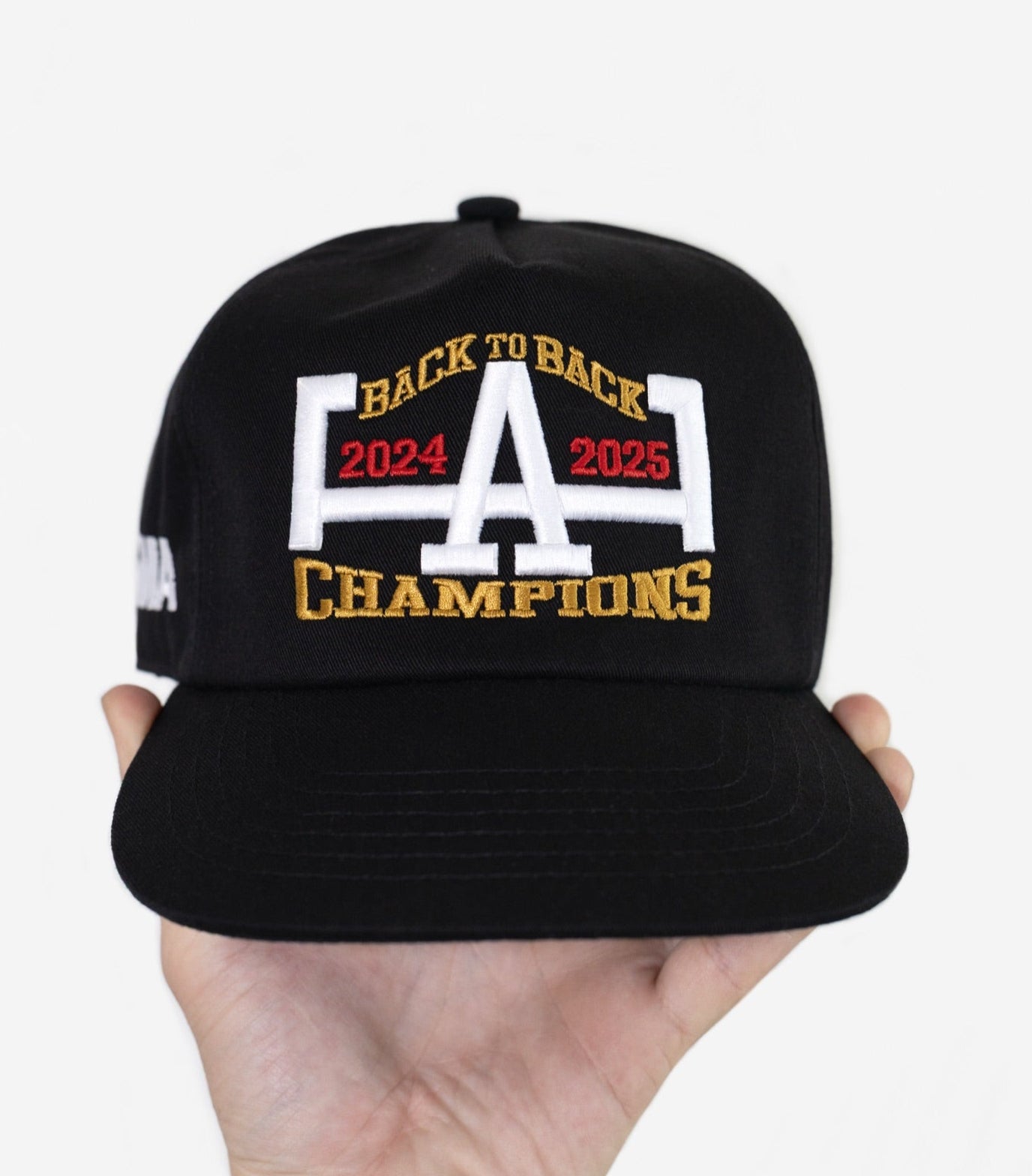 LA BACK TO BACK CHAMPIONS HAT (BLACK)
