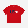 USA STAR SHIRT (RED)