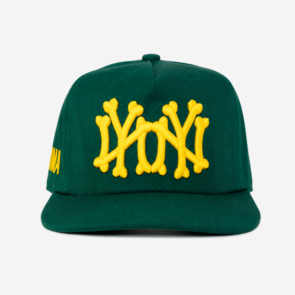 NY NY BRASIL BONES HAT (GREEN)
