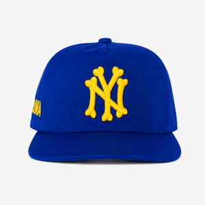 NY BRASIL BONES HAT (BLUE)
