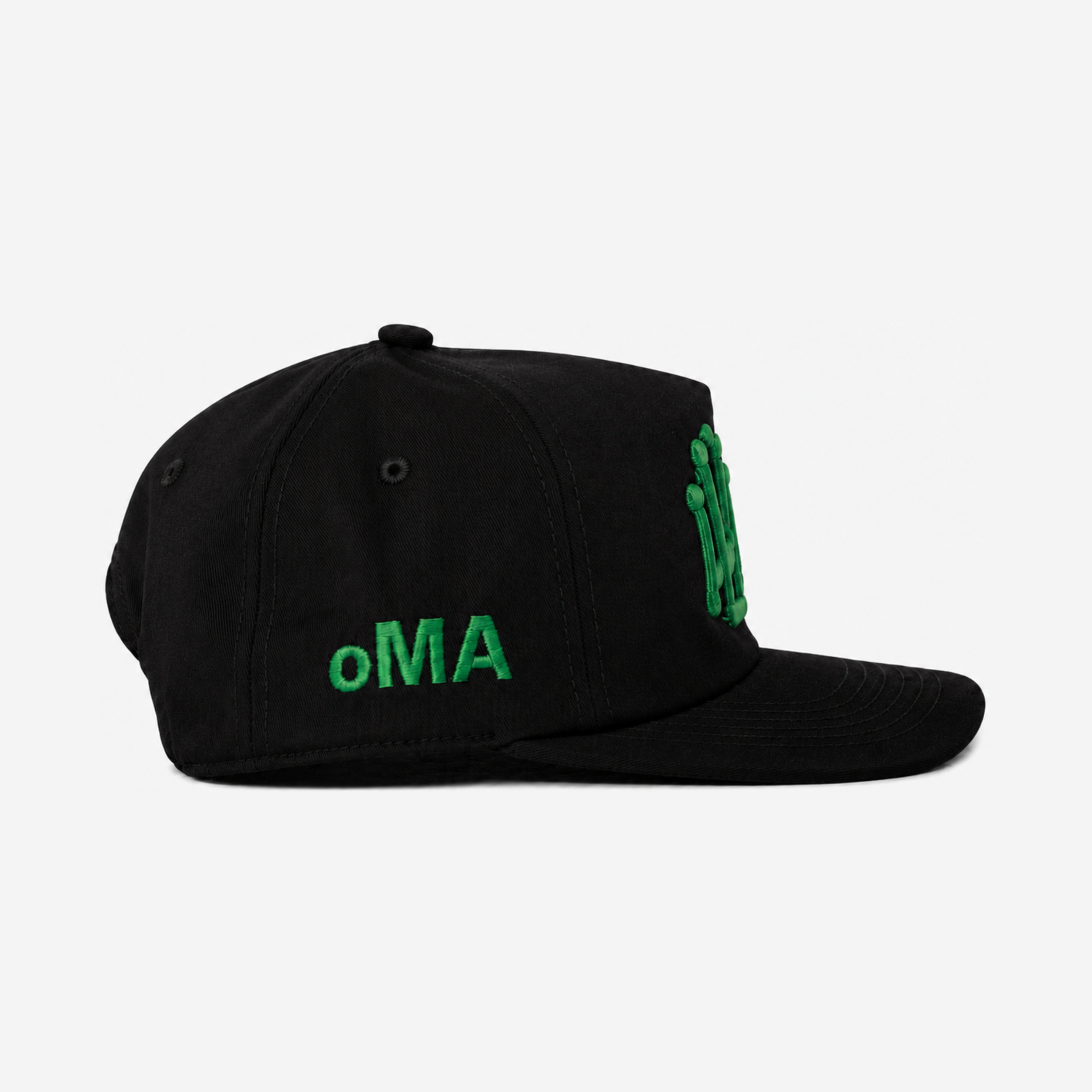 NY BRASIL BONES HAT (BLACK/GREEN)