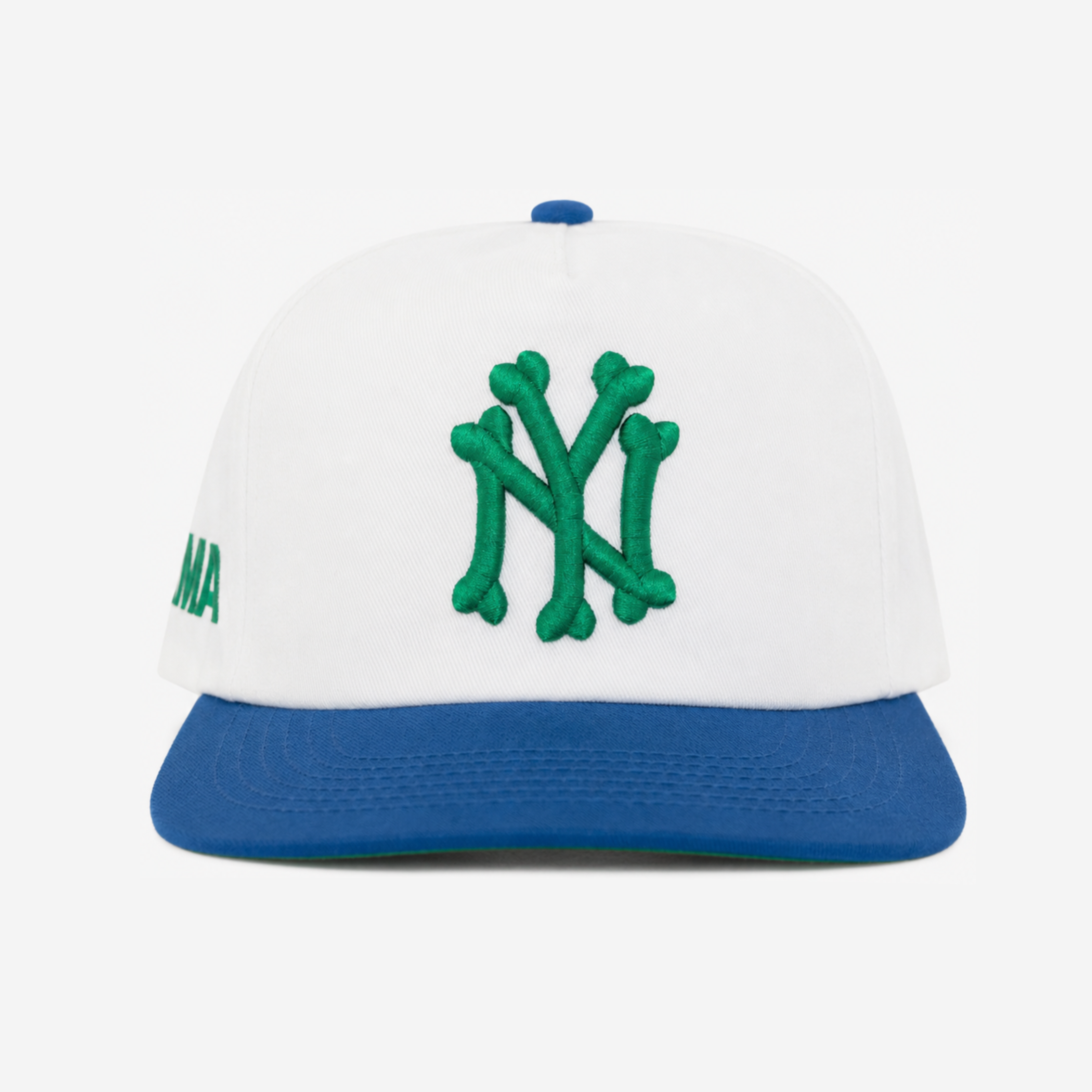 NY BRASIL BONES HAT (IVoRY/BLUE)