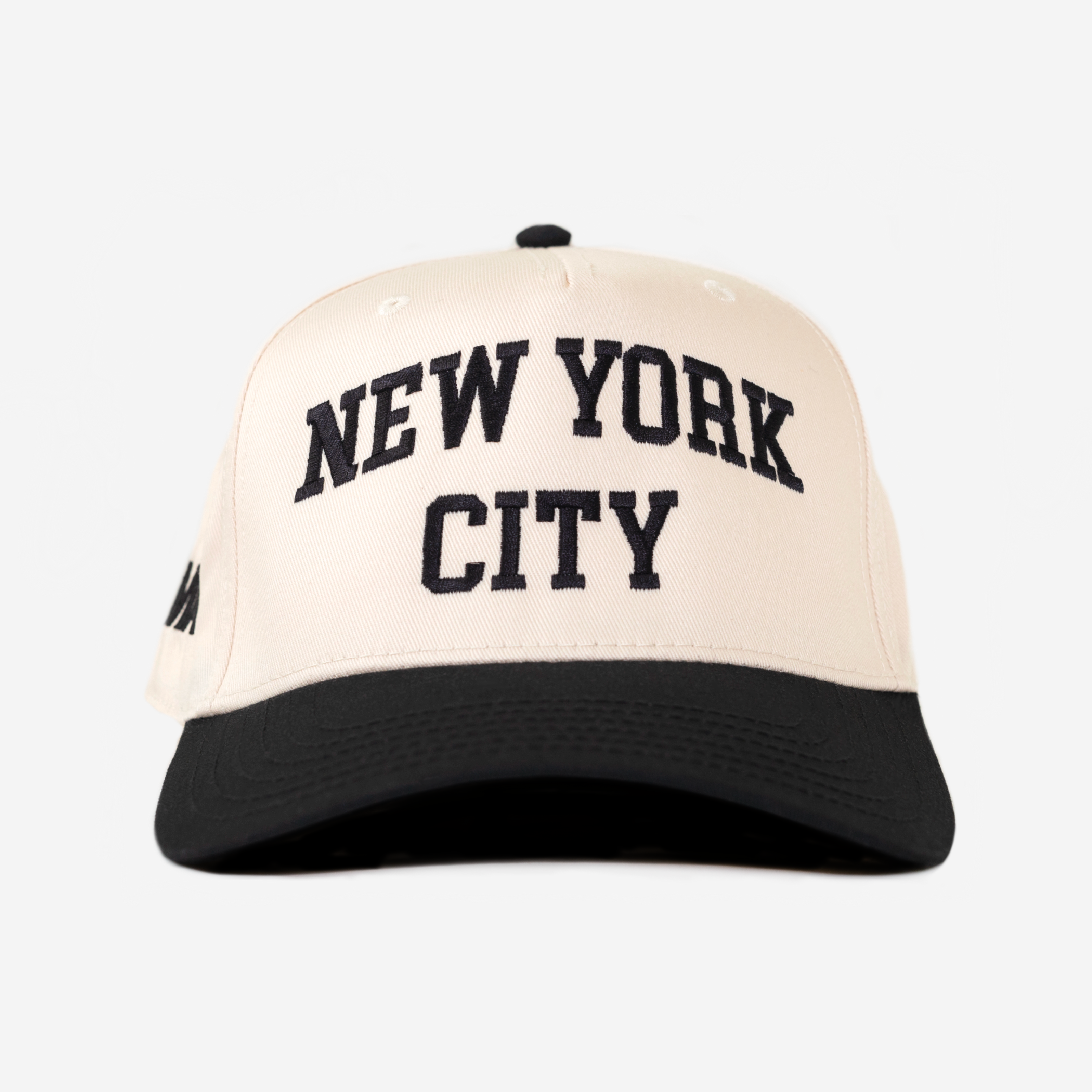 NEW YORK CITY CURVED BRIM HAT (CREAM/BLK)