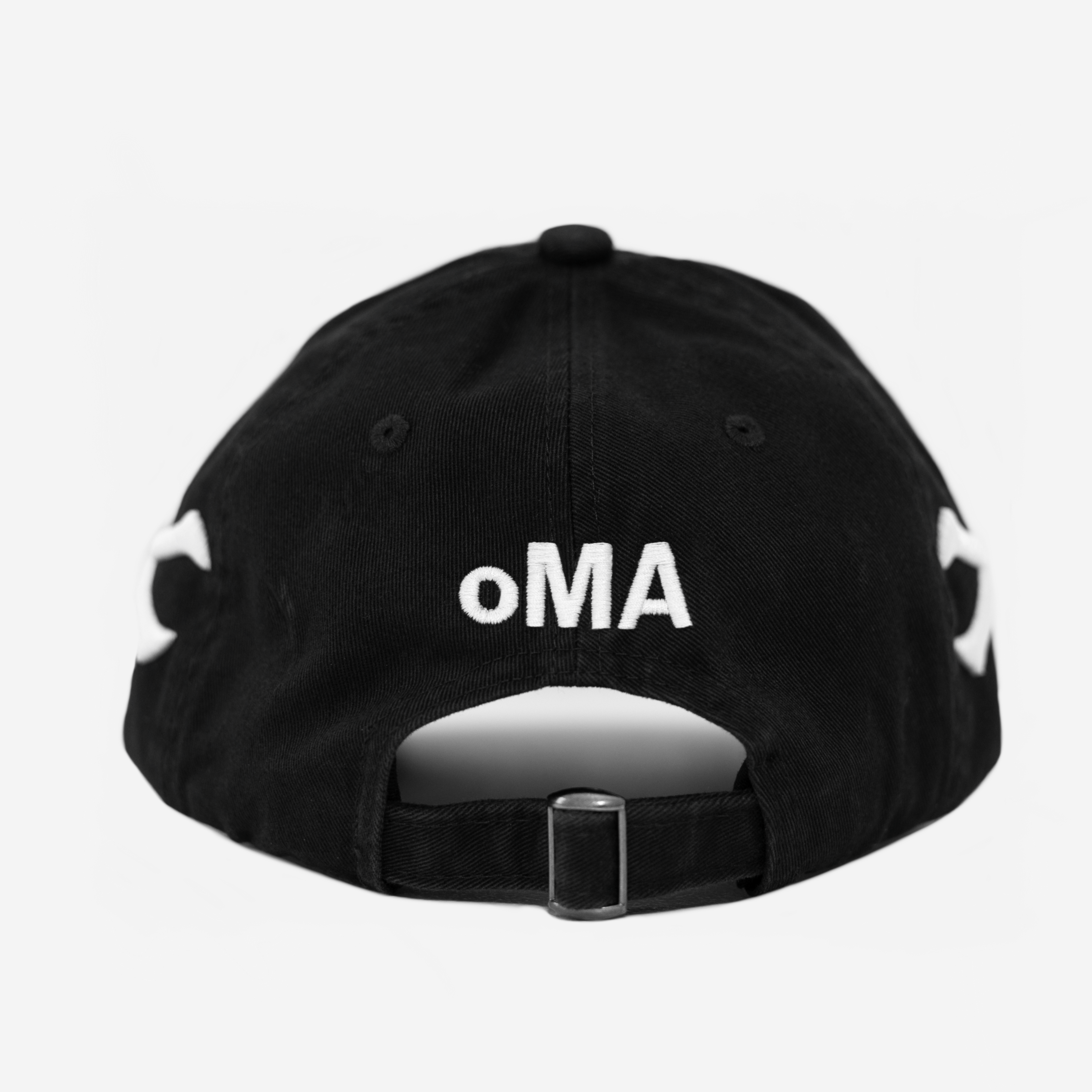 NY CROWN DISTRESSED HAT (BLACK/WHITE)