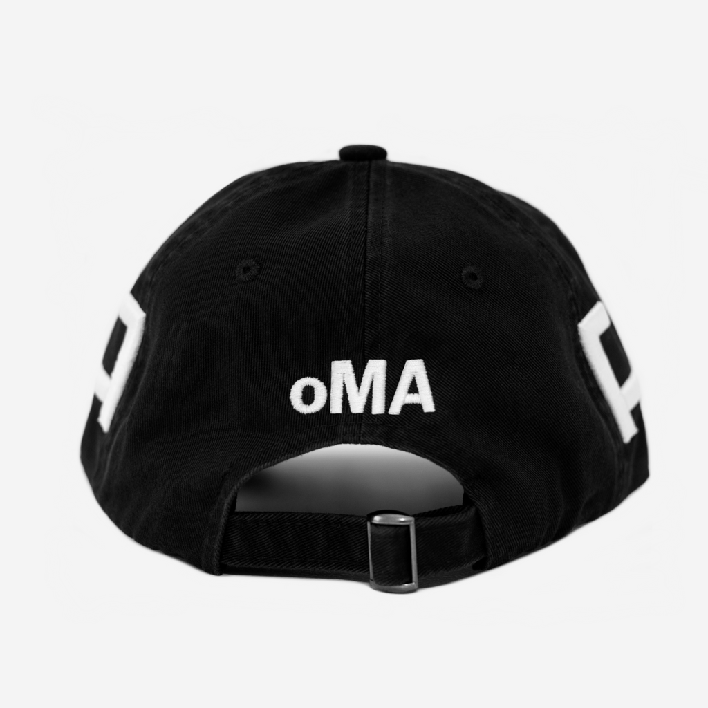 LA CROWN DISTRESSED HAT (BLACK/WHITE)
