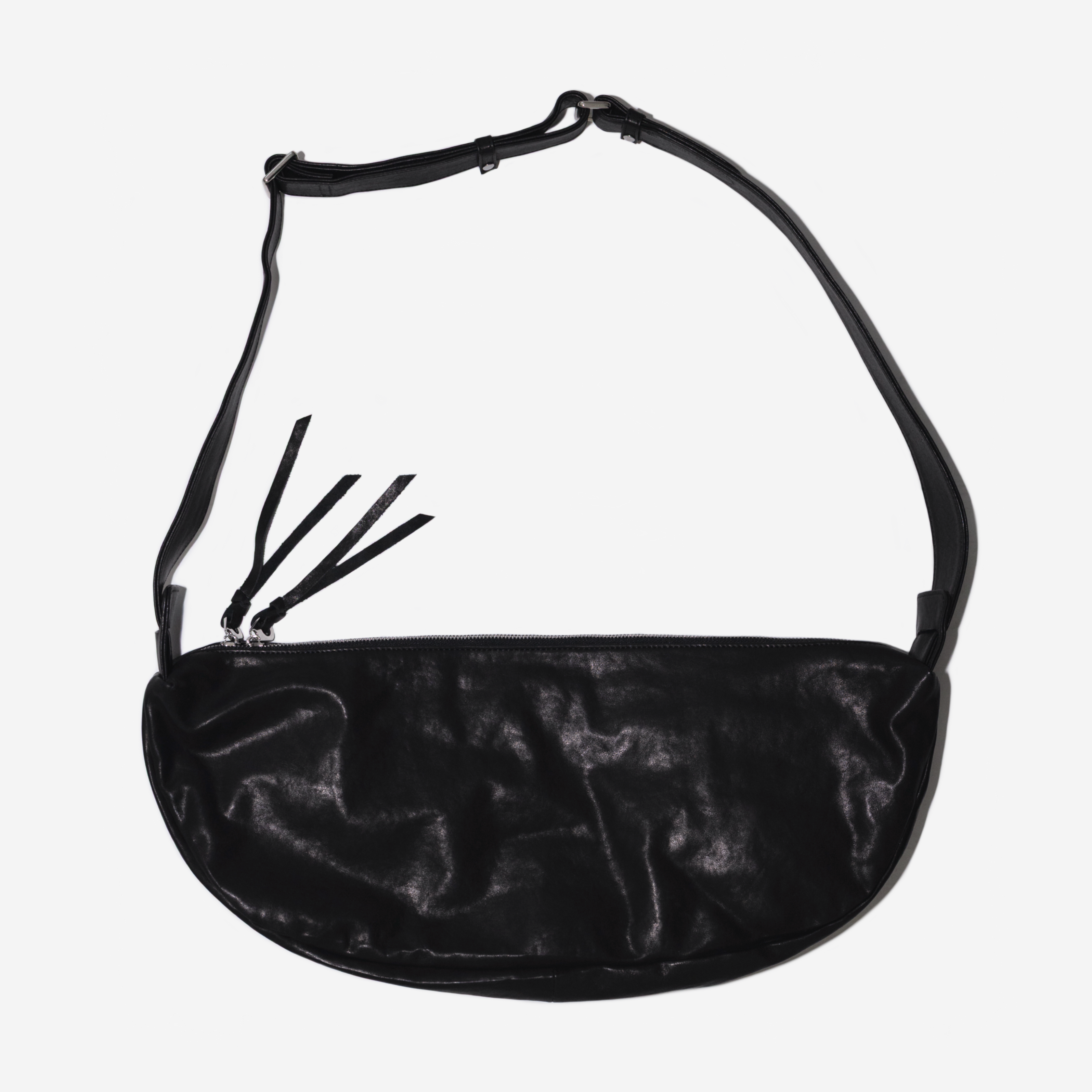 LEATHER ZIP BAG