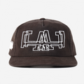 LA 2D HAT (VINTAGE BLACK)
