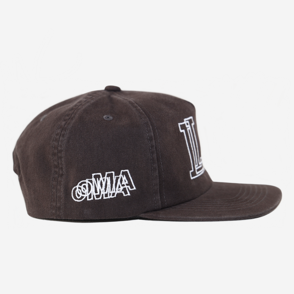 LA 2D HAT (VINTAGE BLACK)