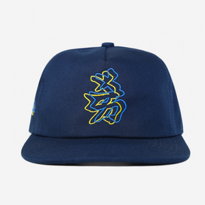 NY KANJI JAPAN 2D HAT (BLUE/YELLOW)