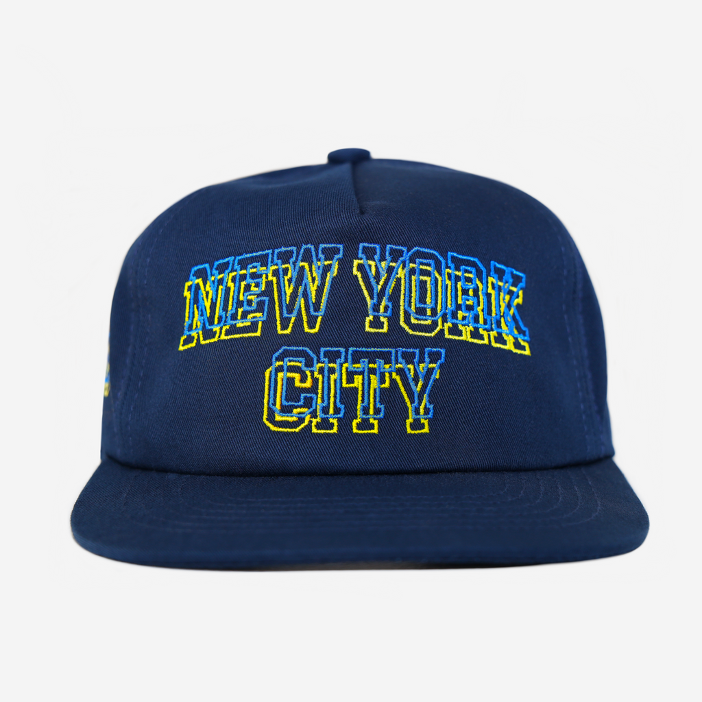 NEW YORK CITY 2D HAT (BLUE/YELLOW)