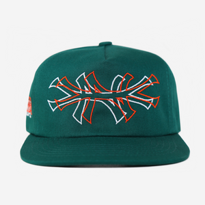 NY 2D HAT (GRN/ORG)