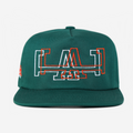 LA 2D HAT (GRN/ORG)