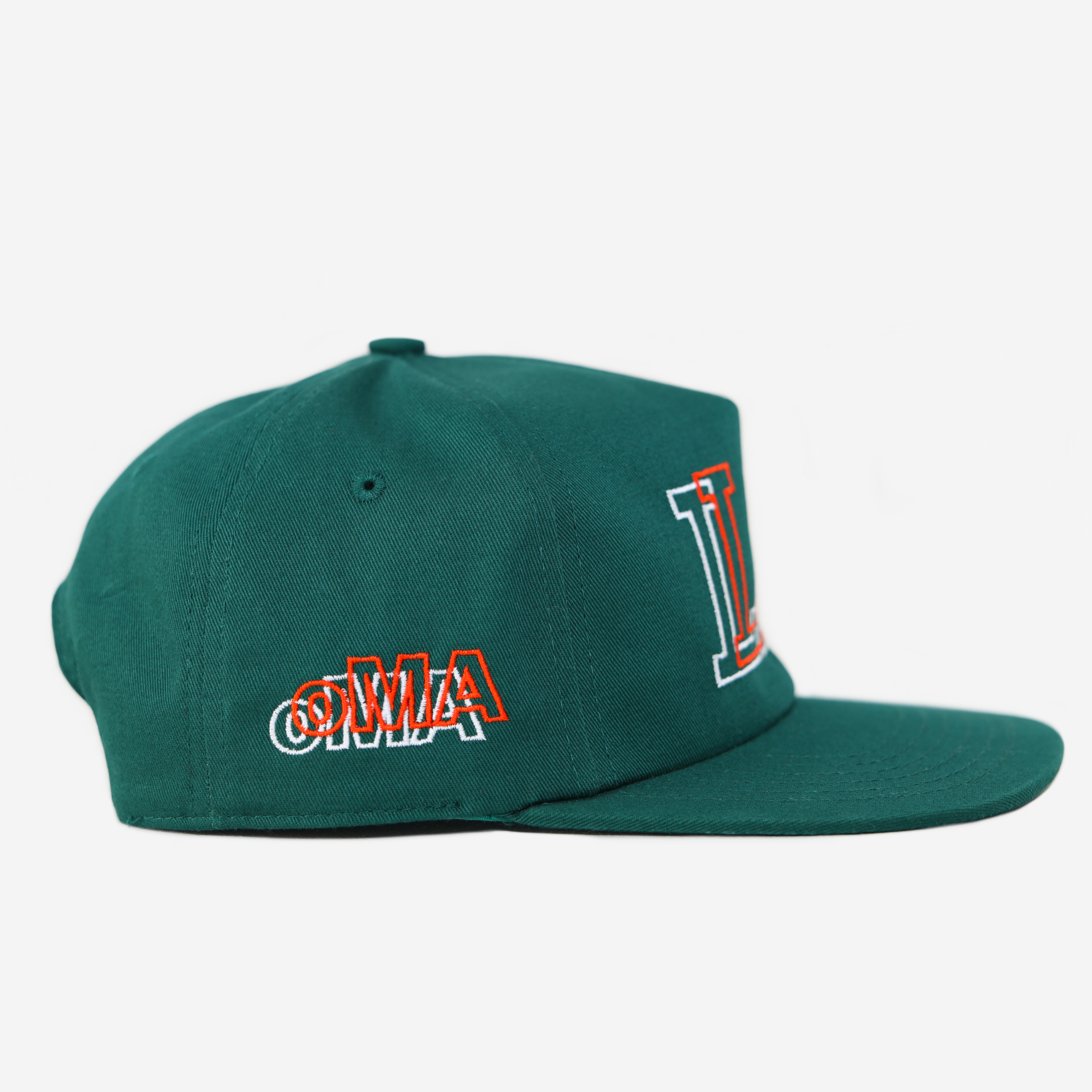 LA 2D HAT (GRN/ORG)