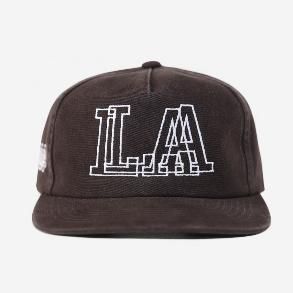 LA 2D HAT (VINTAGE BLACK)