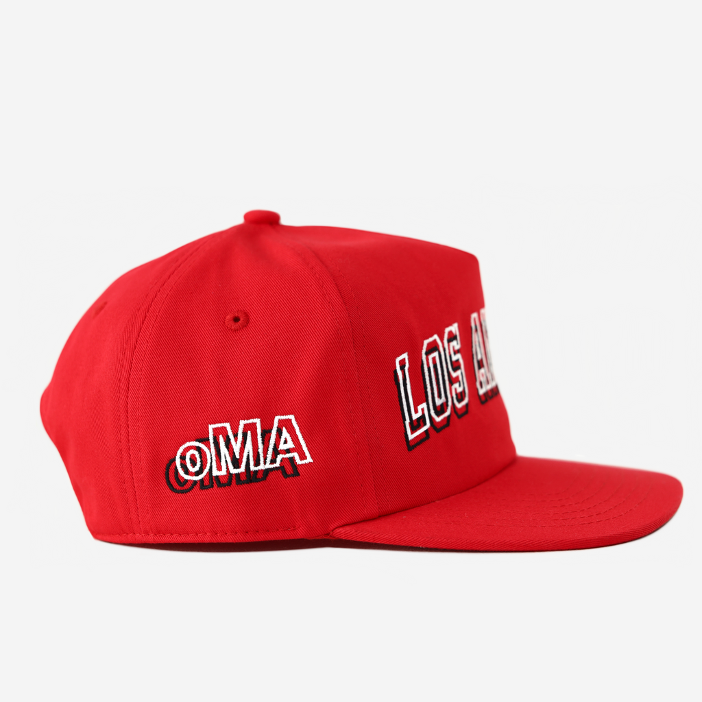LoS ANGELES 2D HAT (RED)