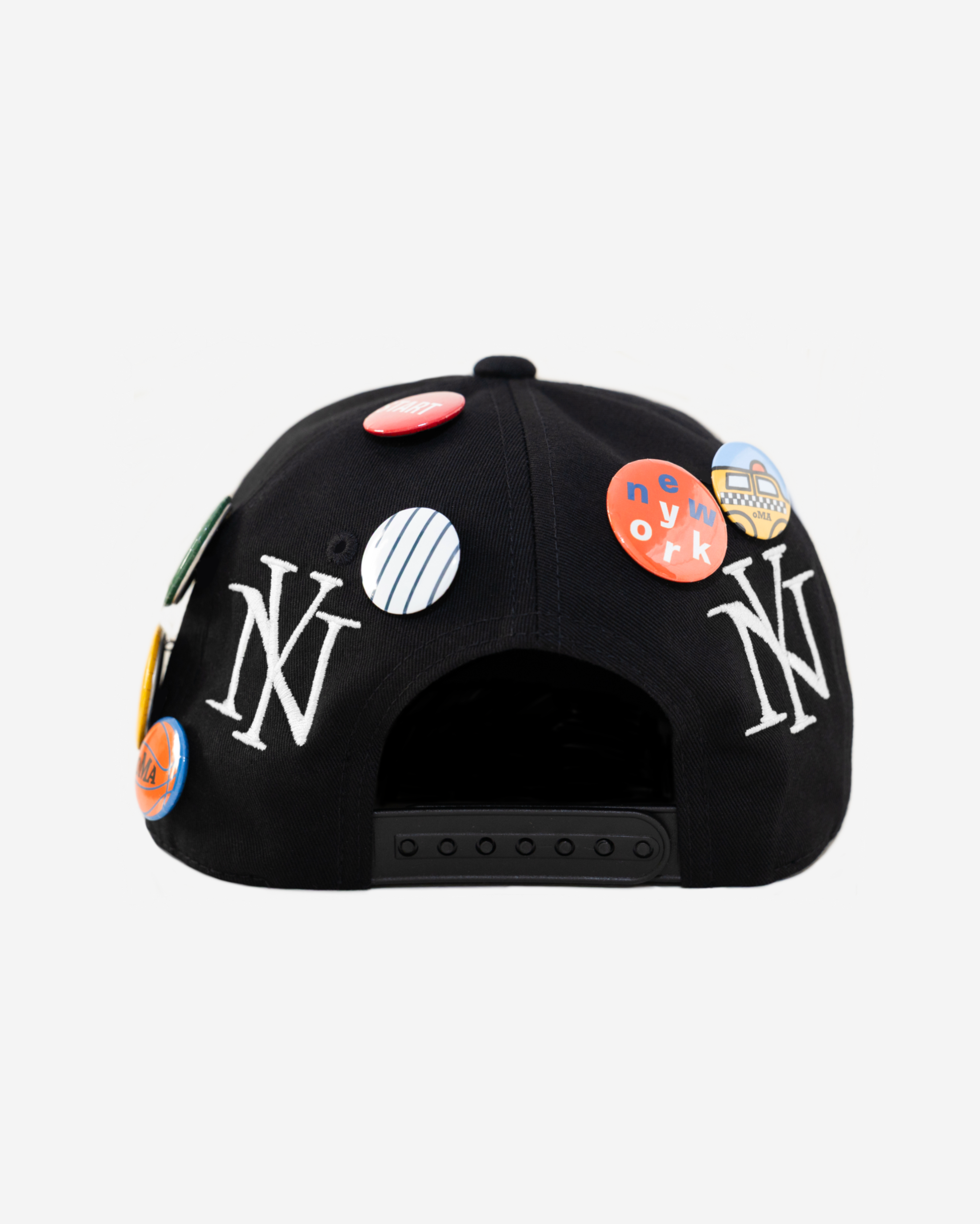 oLD NEW YoRK BUTToN HAT (BLACK)
